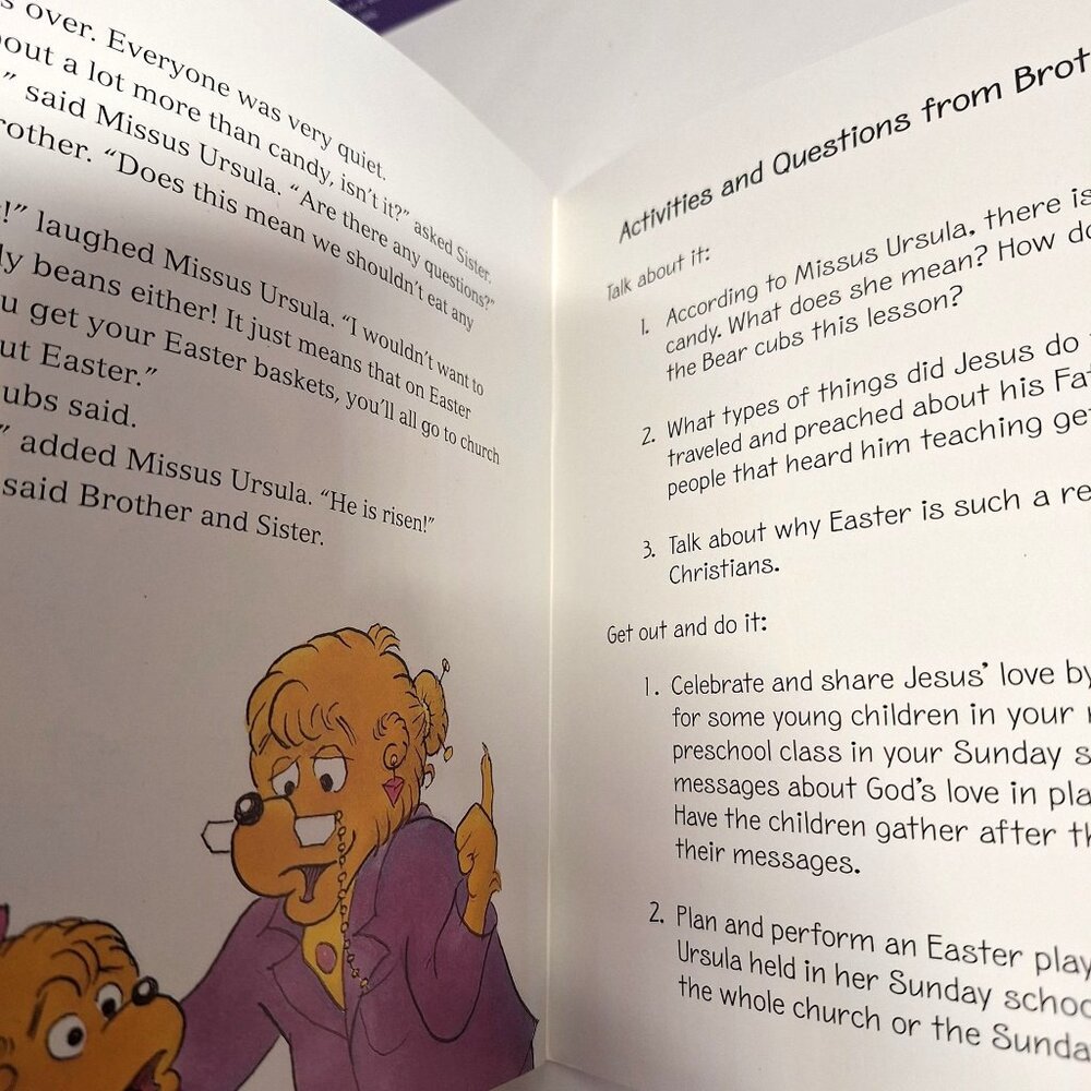 The Easter Story Berenstain Bears 3 Book Lot Zonderkidz - Picture 5 of 5